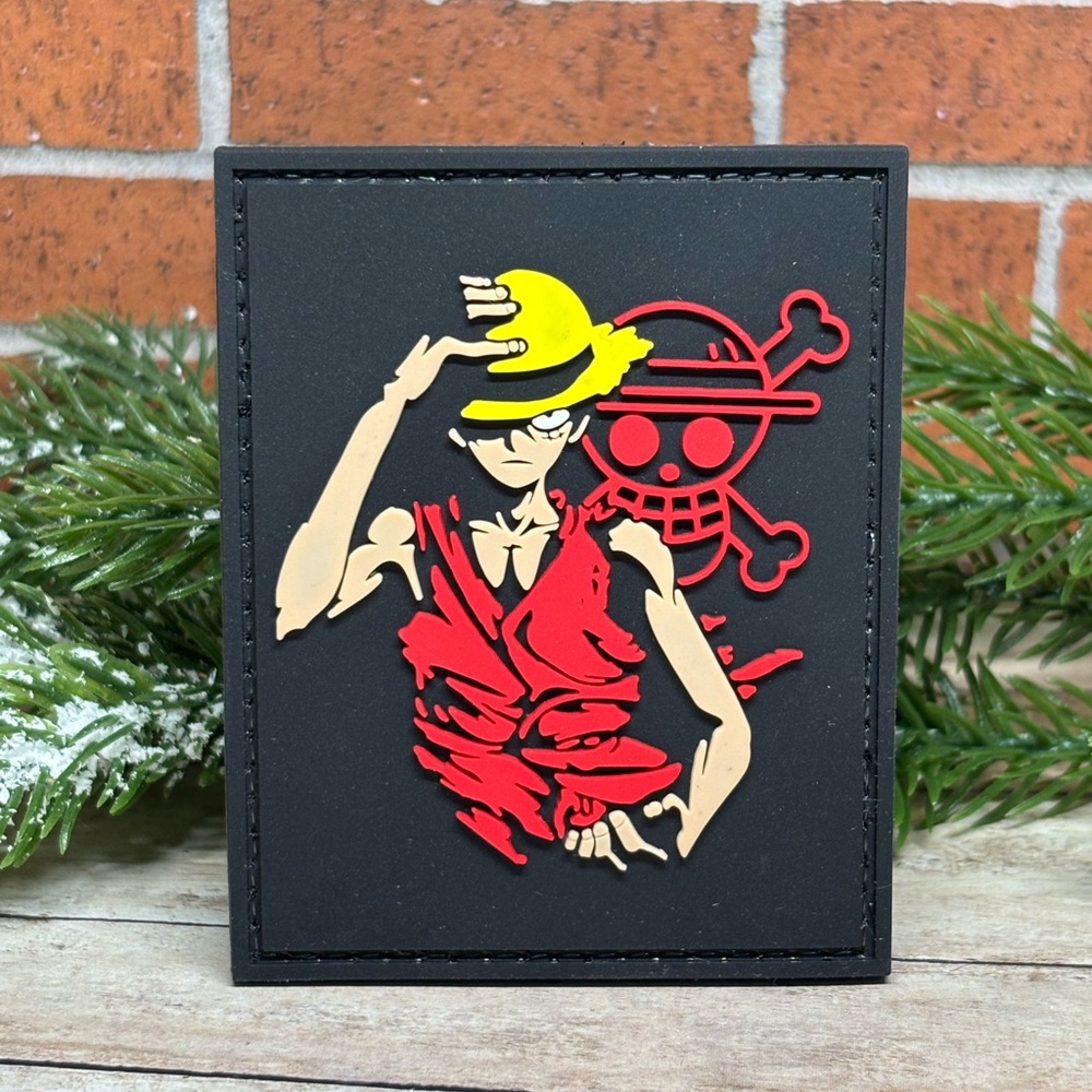 Tactical PVC Patch - Straw Hat One Piece Patch - Morale Pirate Luffy Patch